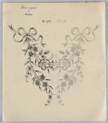Disegno, Progetti per ricamo, ca. 1890